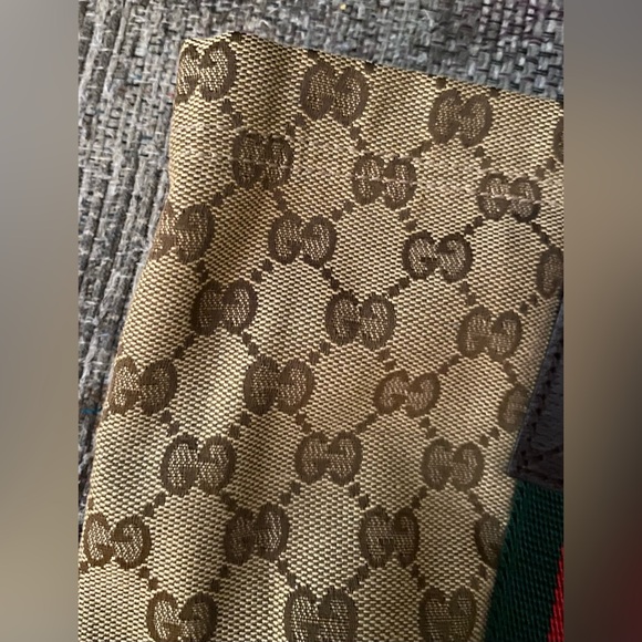 Gucci GG Beige Web Handle Tote. - Picture 9 of 15